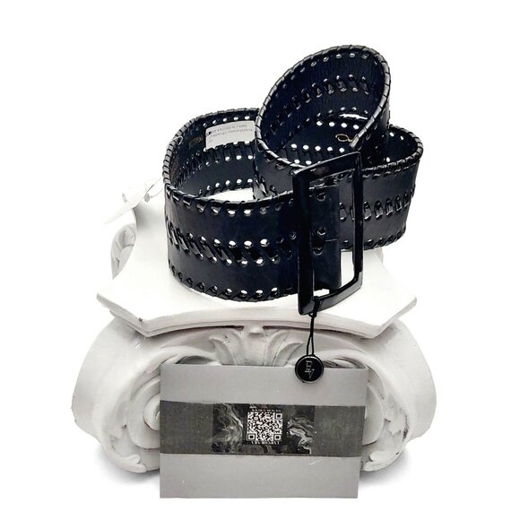 Oscar de la Renta R17B903 Nappa Genuine Leather Belt OS (0063) main image 12